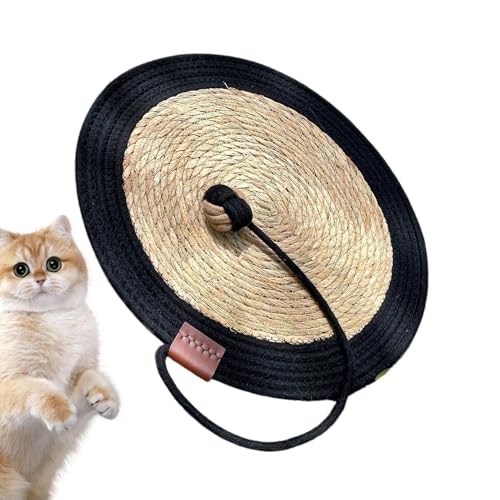 Katzenkratzmatte, Kitten Claw Grinding Rug, Furniture Protector, Lightweight Cattail Material, Soft Sturdy Design, Wall, Couch & Carpet Protection, 39,7 cm von Générique