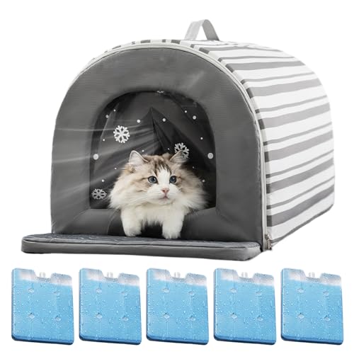 Katzenzimmer für den Außenbereich, Kühlung, wasserdicht, isoliert, Komfortbett ohne Verrutschen | mit einer Eisbox für Katzen in einem Wohnleben, zur Verwendung im Innenbereich Katzenzimmer für den Außenbereich, Kühlung, wasserdicht, isoliert, Komfortbett ohne Verrutschen | mit einer Eisbox für Katzen in einem Wohnleben, zur Verwendung im Innenbereich von Générique
