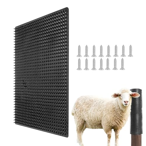 Kissen Kratzbods | Juckreiz Matte für Bauernhoftiere – sichere Pferdehaarpinsel für die Fellpflege von Bauernhoftieren Juckreiz Linderung Kissen Kratzbods | Juckreiz Matte für Bauernhoftiere – sichere Pferdehaarpinsel für die Fellpflege von Bauernhoftieren Juckreiz Linderung von Générique