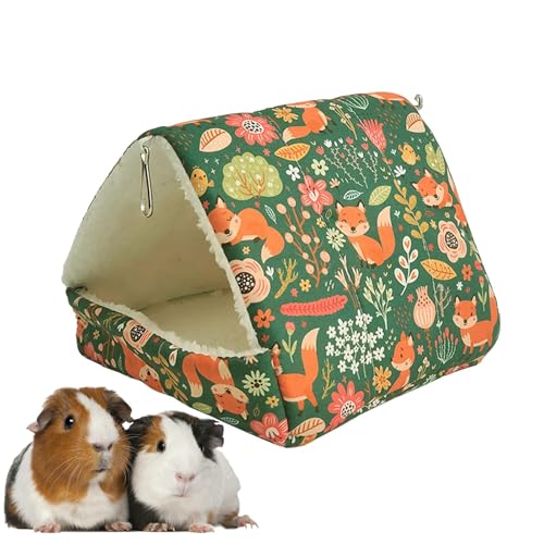 Kleines Hamsterbett, Guinea-Haus – Kaninchenhaus, Schlafhaus für kleine Haustiere, Winchable, Wintersocken, mehrteilig, Bunny Bunny Haus, warm, kleines Tier von Générique