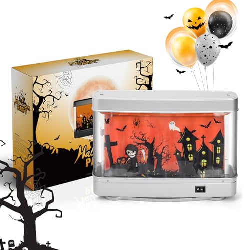 Künstliche Aquariumlampe | Halloween-LED-Licht | Halloween-Fischtank | Aquarium-Nachtlicht mit LED-Beleuchtung und realistischen Details des Tanks für ein funktionales Nachtlicht von Générique