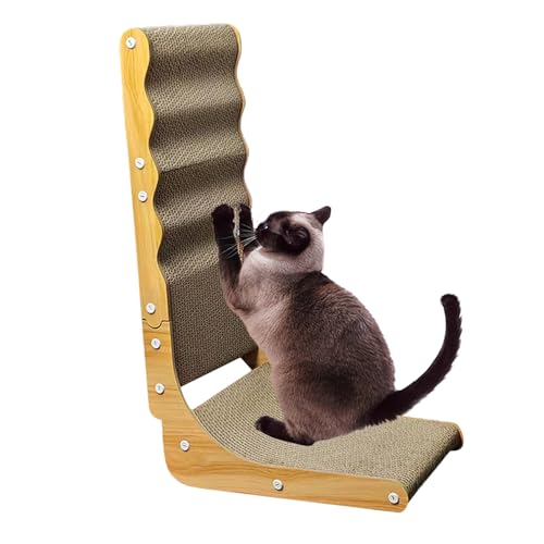 L Shaped Cat Scratcher, Multifunctional Puzzle Teaser Toy, Indoor Kitten Activity Board, Interactive Scratch for Home, Furniture Protection, 58 x 15,16 x 10,04 Zoll L Shaped Cat Scratcher, Multifunctional Puzzle Teaser Toy, Indoor Kitten Activity Board, Interactive Scratch for Home, Furniture Protection, 58 x 15,16 x 10,04 Zoll von Générique