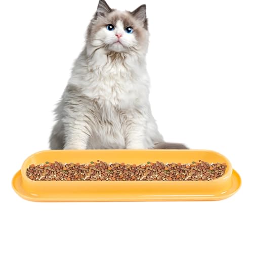 Long Water Bowl für Haustiere, Wasserschüsseln für Katzenfutter – 15 Grad geneigte Teller, lange Futterschüssel, Futter und Wasserschüsseln | Futterspender für die C Long Water Bowl für Haustiere, Wasserschüsseln für Katzenfutter – 15 Grad geneigte Teller, lange Futterschüssel, Futter und Wasserschüsseln | Futterspender für die C von Générique