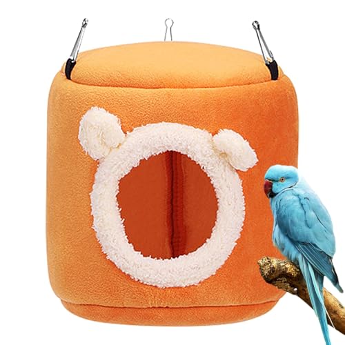 Niedliche Warmes Nest, Sturdy Parrot Käfige für große Vögel mit 3 Haken, Winter Large Bird Käfige Comfort Warmer für Käfig, leicht waschbar, Shelter for Munias, Squirrels von Générique