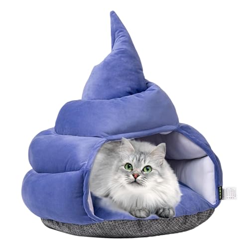 Niedliches Katzenbett, wiederverwendbar, Poop Shape Cat House, bequemes Haustierbetten, Soft Cat Hut, Katzenzelt, Pet Supplies für Katzen und kleine Hunde, Haustierbett für Katzen, Katzenhaus von Générique