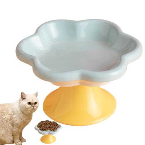 Non-Slip Raised Cat Bowl, Erhöhte Haustierschale für Katzen, angemessenes Feeding Dish für Katzen, erhöhtes Katzenfutter und Wasserschalen, geraute Schalen für Katzen und Hunde, verstellbare von Générique