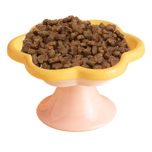 Non-Slip Raised Cat Bowl, Erhöhte Haustierschale für Katzen, angemessenes Feeding Dish für Katzen, erhöhtes Katzenfutter und Wasserschalen, geraute Schalen für Katzen und Hunde, verstellbare von Générique