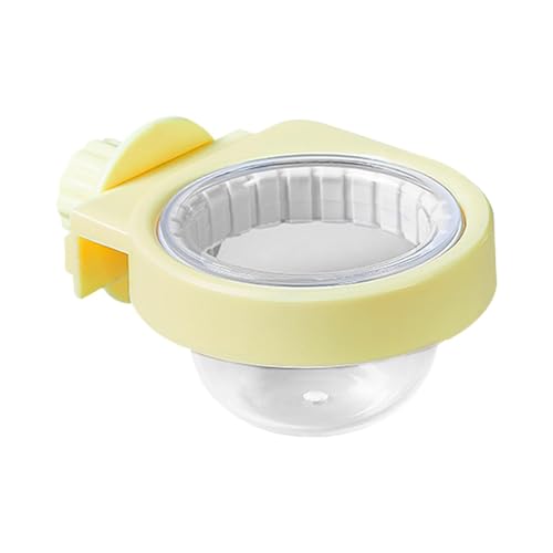 Parakeet Food Dish, Large Feeding Cups, 3,78 x 2,83 Zoll Secure Clamp Design, leicht zu reinigen, Edelstahl, Vogelkäfig-Zubehör für afrikanische Graue und Nymphensittiche von Générique