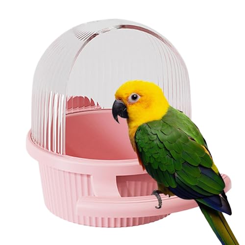 Parakeet Käfig Feeder, Anti-Splash Bird Feeder, Parrot Food Dispenser, Budgie Cage Feeder, Cockatiel Food Container, Bird Food Dispenser, Vogelkäfig für Vögel, Parrot Feeder Container von Générique