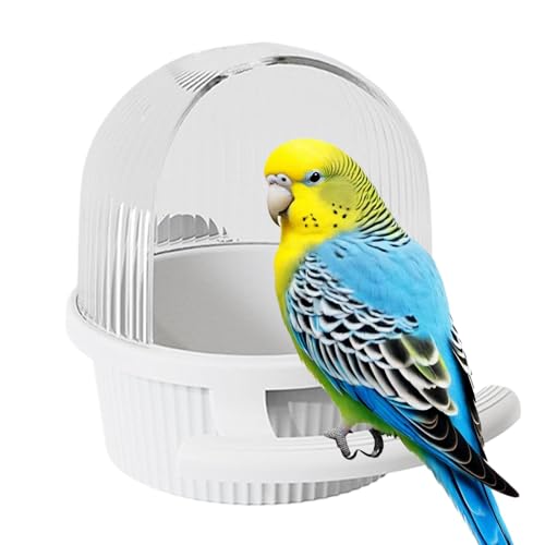 Parakeet Käfig Feeder, Anti-Splash Bird Feeder, Parrot Food Dispenser, Budgie Cage Feeder, Cockatiel Food Container, Bird Food Dispenser, Vogelkäfig für Vögel, Parrot Feeder Container von Générique