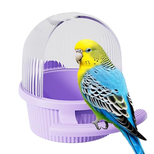 Parakeet Käfig Feeder, Anti-Splash Bird Feeder, Parrot Food Dispenser, Budgie Cage Feeder, Cockatiel Food Container, Bird Food Dispenser, Vogelkäfig für Vögel, Parrot Feeder Container von Générique