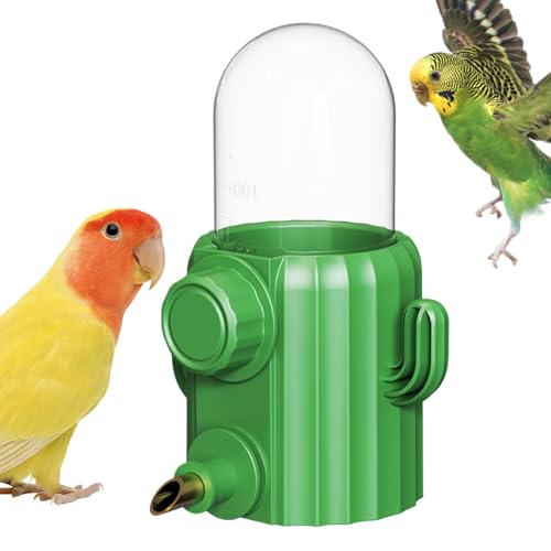 Parakeet Wasserspender für Käfig, automatische Kaktusabscheider, Parrot Wasserfeeder, Parakeet Feeding Supplies, Drinker Waterer für Cockatiel, Lovebirds, Canaria, Finch von Générique