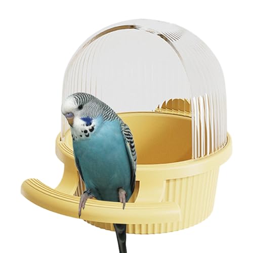 Parrot Food Dispenser, Budgie Cage Feeder, Cockatiel Food Container, Parakeet Food Feeder, Vogelfutterbehälter, Vogelfutterbehälter, Futterspender für Vögel, Anti-Splash Parakeet Feeder von Générique