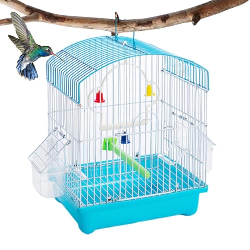 Parrot Käfig, Metall, Parakeetkäfig, multifunktional, Parrot Home, Budgie Käfig, Parrot Villa für Cockatiel, Budgie Käfig für Vögel, Vogelkäfig, Sittichkäfig, Parakeet Käfig mit Zubehör, große Bird von Générique