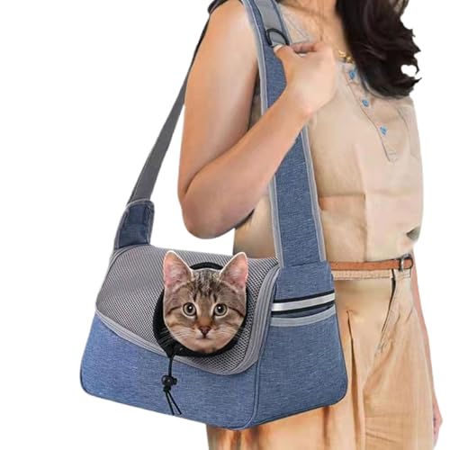 Pet Carrier Bag, Shoulder Cat Carrier, Dog Carry Bag, Travel Pet Carrier, Shoulder Pets Carriers Bag with Storage Pocket for Small Dogs and Cats Breathable Travel Pet Carriers von Générique