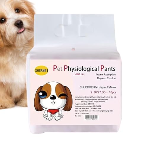 Pet Diaper Pants, Leak-Proof Absorbent Diaper Pants for Male Female Dogs, Dog Diapers, Soft Pet Pee Diapers, Pet Supplies, Dog Pee Diapers for Walking, Moving, Outgoing, Traveling von Générique