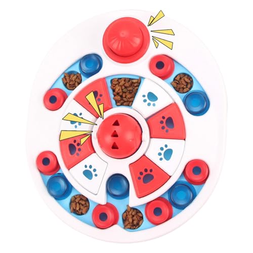 Pet Puzzle Plate, Dog Feeding Bowl, Interactive Slow Feeder, Mental Food Dispenser, Anti-Slip Puzzle Toy, Slow Feeder Bowl, Puzzle Food Plate, Dog Training Bowl, Anreicherung Puzzle Toy, Dog Puzzle von Générique