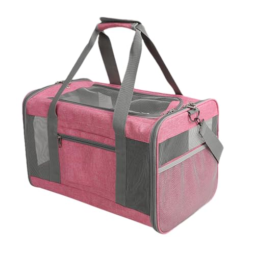 🚗Pet Travel Carrier, Adjustable Travel -Friendly Dog Carrier, Oxford Cloth Crate, Cat Travel Accessories, 45 x 40 x 40 Zoll Tragbares Tier für kleine Hunde und Katzen von Générique