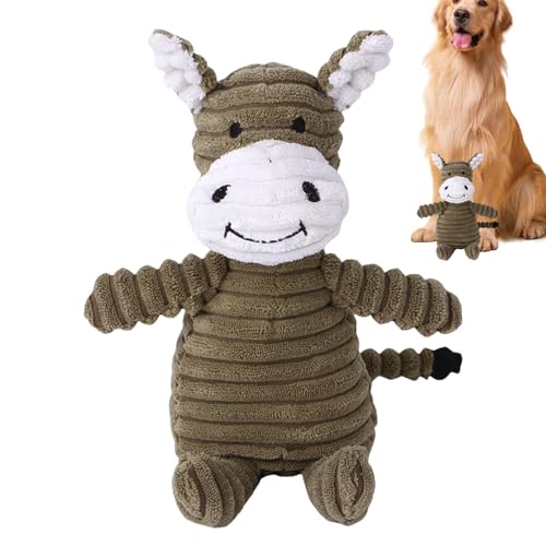 Plüsch-Hundespielzeug, Teething Dog Toys, Squeaky Dog Toys, Interactive Dog Toys, Cartoon Donkey Interactive Dog Toys, Plush Doll Dog Squeak Toys, Plush Dog Toy, Puppy Toys for Boredom, Pet Supplies von Générique