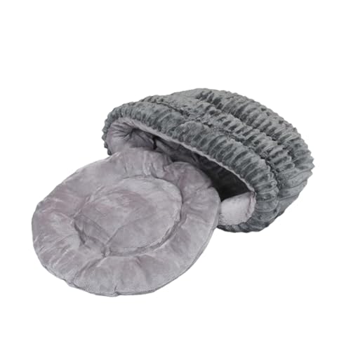 Plüsch-Katzenbett, geschlossene Schlaftasche, warmes Katzenbett, Tierschlafsack, bequemes Haustierbett, Katzenbett, Katzenbett, Katzenbett, Katzenbett, Winter-Katzenbett, Katzenbett, Katzenbett für von Générique