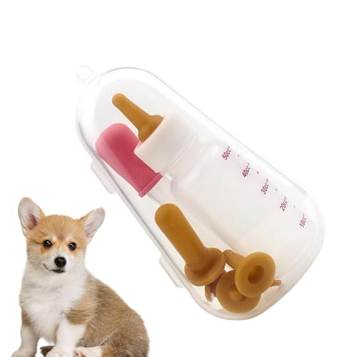 Puppy Milk Feeder, Multifunctional Kitten Feeding Syringe, Silikon Head Puppy Syringe Feeder, Feeding Bottle for Kittens and Puppies, Ideal for Pet Care and Nutrition von Générique