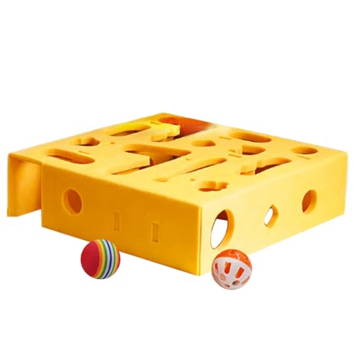 Puzzles Cats, Interactive Enrichment Toys, 11,81 x 11,81 x 2,36 Zoll Puzzle Box Maze & Stimulates Natural Instinct, Sensory Activity for Behavior Training Play Area Alone Time After Meal Apartment Puzzles Cats, Interactive Enrichment Toys, 11,81 x 11,81 x 2,36 Zoll Puzzle Box Maze & Stimulates Natural Instinct, Sensory Activity for Behavior Training Play Area Alone Time After Meal Apartment von Générique