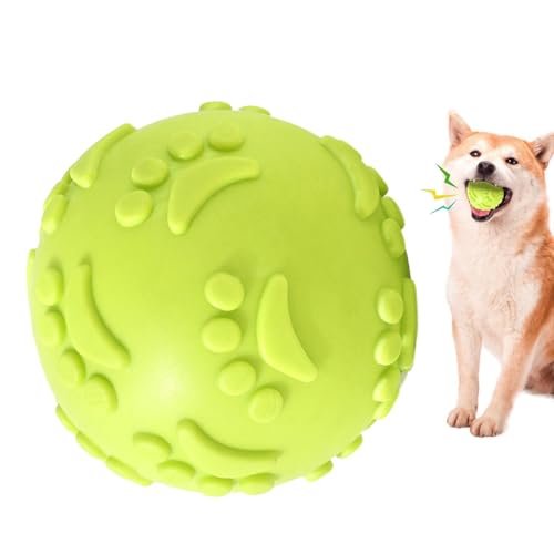 Quietschendes Hundespielzeug-Balsam aus Latex – Hundespielzeug, Beißball von 2,36 Zoll (6,9 cm), Squeaker | Tierspielzeug, Skeaker für interaktives Spielen, Outdoor-Spielzeug von Générique