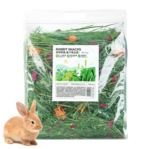 Rabbits Food Hay, Bedding Hamster Safe Grass Hay, Healthy Pet Food Improves Digestion 11,81 x 11,81 x 2,36 Zoll für kleine Tiere, Gerbils, Hamster, Chinchillas, Naturfaser von Générique