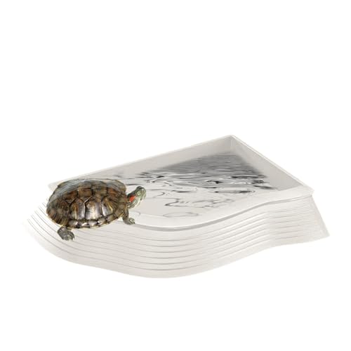 Schildkröte für Food Dish, Reptile Water Dish, Multifunctional Schildkröte Bowl, Schildkröte Food Dish und Reptile Water Bowl – Multifunktionaler Turtle Pool für Feeding und Baden, ideal für von Générique