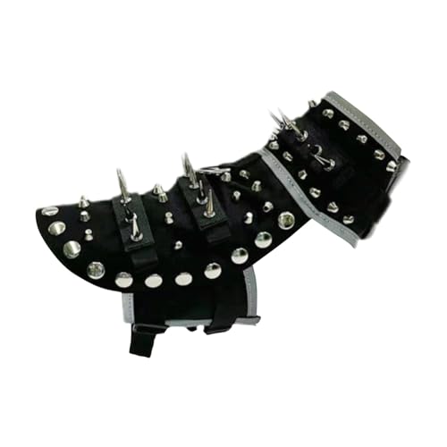 Spiked Dog Jacke, wasserdicht, Haustier-Harness mit Spikes, verstellbar, reflektierend, Coyote-Hundejacke, Outdoor-Hundejacke, Hundemantel mit Spikes, wasserdicht, für Spaziergänge von Générique