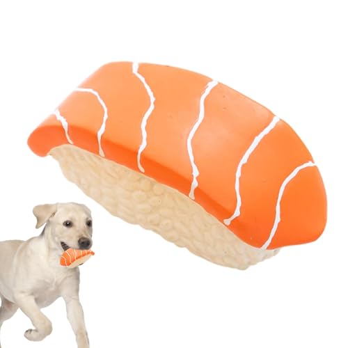 Sushi-Spielzeug für Hunde, Sushi-Hundespielzeug klein | Quietschendes Hundespielzeug | Haustierspielgerät zur Zahnreinigung, Kauwerkzeuge von Générique