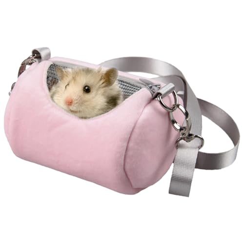 Tragbare kleine tragbare Tiertragetasche für Hamster aus warmem Plüsch, leichte Tragetasche | Tiertragetasche mit Netzfenster, ideal für Vögel, Eidechsen, Kaninchen Tragbare kleine tragbare Tiertragetasche für Hamster aus warmem Plüsch, leichte Tragetasche | Tiertragetasche mit Netzfenster, ideal für Vögel, Eidechsen, Kaninchen von Générique
