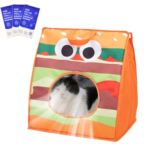 Transporttasche für Katzen | Faltbare Transporttasche mit wiederverwendbarem Kühlpaket | Tragbares Haus belüftet und isoliert für Reisen mit Flugzeug, Fahrrad, Auto, Wandern, Outdoor, Innen Transporttasche für Katzen | Faltbare Transporttasche mit wiederverwendbarem Kühlpaket | Tragbares Haus belüftet und isoliert für Reisen mit Flugzeug, Fahrrad, Auto, Wandern, Outdoor, Innen von Générique