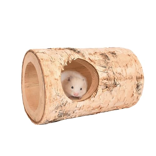 Tunnel für Hamster, Versteck aus Holz, kleiner Tunnel für Haustiere, Tunnel, Hamsterkäfig, Versteck für Hamster, Tunnel aus Rennmäuse, Versteck für kleine Anim von Générique