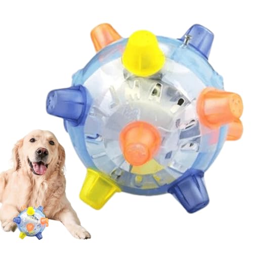 Vibrationsball für Hunde, 2025, schüttelnder Ball für Hunde – aktives rollendes Spielzeug für Hunde mit Licht und Musik, vibrierender und lustiger Ball mit interaktiver Sprungaktivierung für Hunde und von Générique