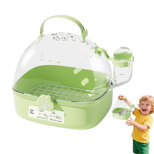 Vogel-Transportbox – Reisekäfig für Vögel, tragbar, leicht und belüftet, mit Wasserflasche für Welpen, Kätzchen, Frettchen und kleine Tiere auf Reisen und unterwegs Vogel-Transportbox – Reisekäfig für Vögel, tragbar, leicht und belüftet, mit Wasserflasche für Welpen, Kätzchen, Frettchen und kleine Tiere auf Reisen und unterwegs von Générique