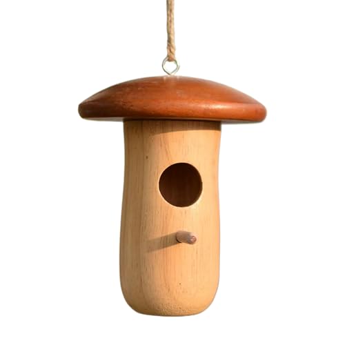 Vogelfutterhaus – Vogel-Nesting Box | Hummingbird Nesting House | Holz Mushroom Cottage Animal Shelter Garden Hut für Outdoor Yard Tree Balcony Patio Courtyard Birds House for Nesting Vogelfutterhaus – Vogel-Nesting Box | Hummingbird Nesting House | Holz Mushroom Cottage Animal Shelter Garden Hut für Outdoor Yard Tree Balcony Patio Courtyard Birds House for Nesting von Générique