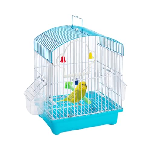 Vogelkäfig, Metallvogelkäfig, Parakeet Vogelkäfig, Parrot Home, multifunktionaler Käfig für Parrot Villa und Budgie, für Cockatiel, Parkett und Sittiche für komfortables Wohnen von Générique