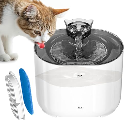 Wasserbrunnen für Haustiere – Automatischer Wasserbrunnen für Kätzchen mit Filter – automatische Wasserschale für mehrere Katzen mit mehrschichtiger Filtration für Haus und kurze Reisen Wasserbrunnen für Haustiere – Automatischer Wasserbrunnen für Kätzchen mit Filter – automatische Wasserschale für mehrere Katzen mit mehrschichtiger Filtration für Haus und kurze Reisen von Générique