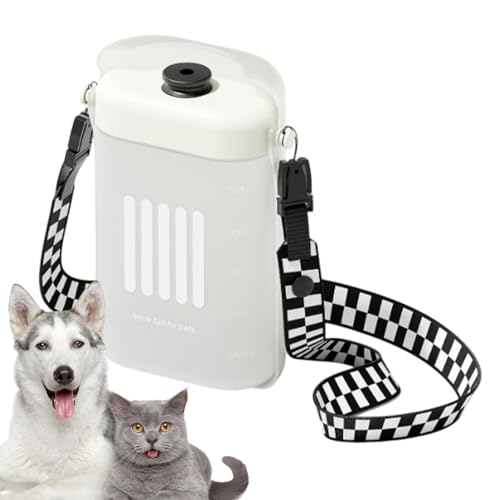 Wasserflasche für Hunde mit Poop Bag Holder, tragbare Wasserflasche für Hunde, Gehzubehör mit Wasserspender, Dog Water Bottle für Outdoor Walks, Reise Dog Water Dispenser von Générique