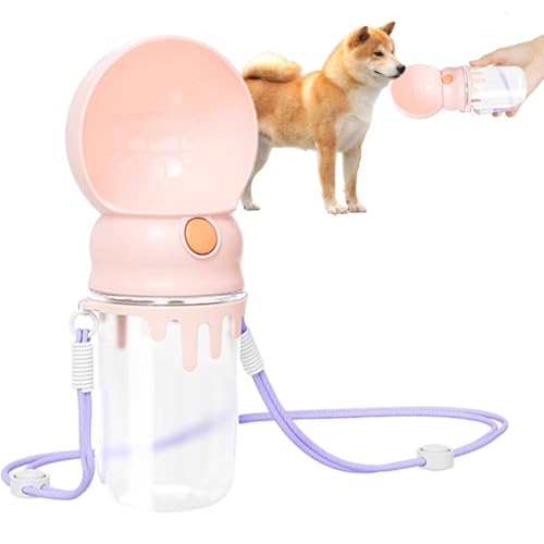 Wasserflaschenspender für Hunde, Wasserflasche für Hunde | Tragbarer Reise-Wasserspender für den Außenbereich, auslaufsicher, 360 ml von Générique