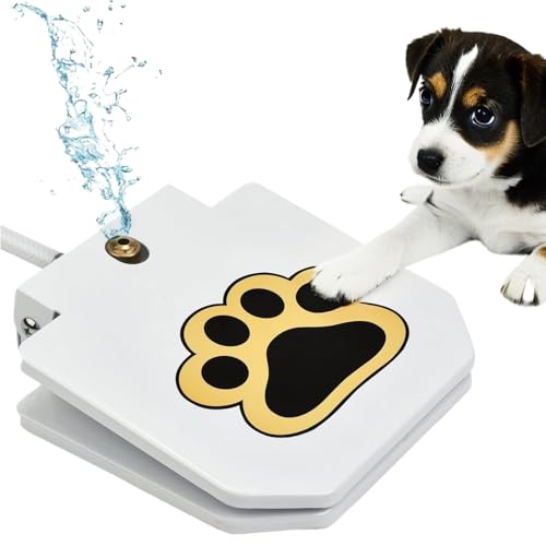 Wasserspender für Hunde im Freien – Bewässerungsspielzeug für Hunde, Schritt auf dem Wasserfresser, Wasserspender für Haustiere, für Terrasse, verstellbarer Druck, Verbrauchsregler D Wasserspender für Hunde im Freien – Bewässerungsspielzeug für Hunde, Schritt auf dem Wasserfresser, Wasserspender für Haustiere, für Terrasse, verstellbarer Druck, Verbrauchsregler D von Générique