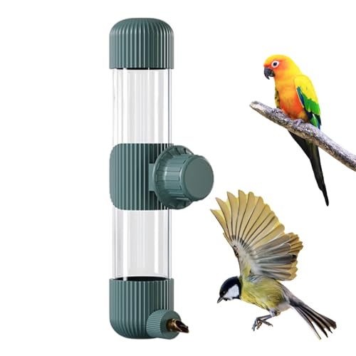 Wasserspender für Vögel – Vogelwasser für den Käfig | Automatischer Mundwasserspender | auslaufsichere Wasserverpackungen für Finch Blue Jay Chick Wasserspender für Vögel – Vogelwasser für den Käfig | Automatischer Mundwasserspender | auslaufsichere Wasserverpackungen für Finch Blue Jay Chick von Générique