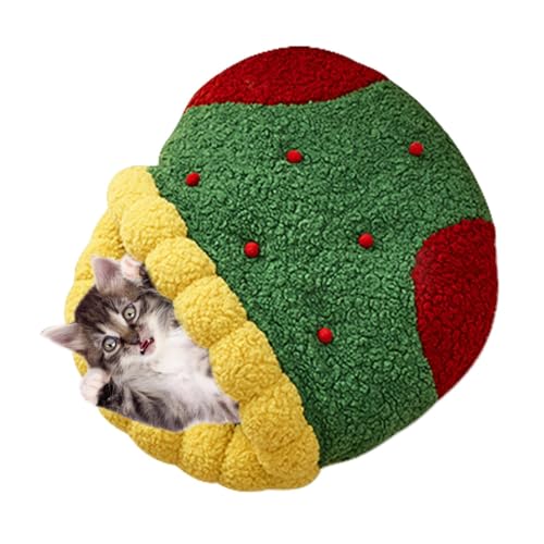 Weihnachtsbett für Haustiere - warme Winterhöhle für Hunde - Weihnachtsnest für Katzen - Katzenhöhle - Hundezeltbett mit abnehmbarem Kissen für Welpen und Kätzchen - Hundebett Weihnachtsbett für Haustiere - warme Winterhöhle für Hunde - Weihnachtsnest für Katzen - Katzenhöhle - Hundezeltbett mit abnehmbarem Kissen für Welpen und Kätzchen - Hundebett von Générique
