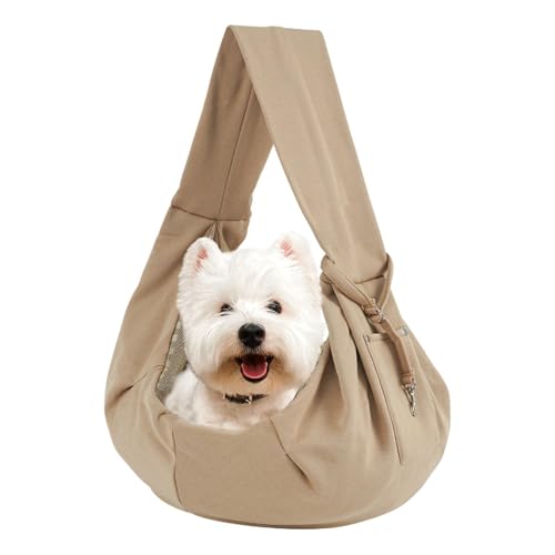 Wendbare Katzenhütte, Katzen-Slingtasche, Haustier-Tragetasche, Puppy Carrying Bag, Front Facing Purse Puppy Carry Pouch, Breathable Puppy Chest Purse Dog Carry Pack for Outdoor Travel von Générique