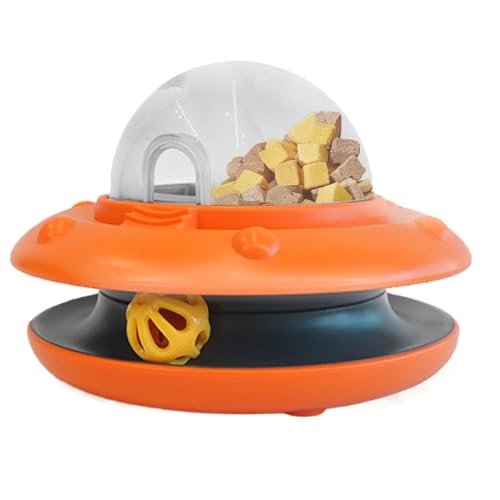 Wiederaufladbarer Smart Interactive Cat Feeder, verstellbare Slow Feeder, gesunde Promoting Snack, automatischer Futterspender, 18 x 13 x 14 cm (7,87 x 7,87 x 5,12 Zoll) für aktive Rückmeldung von Générique