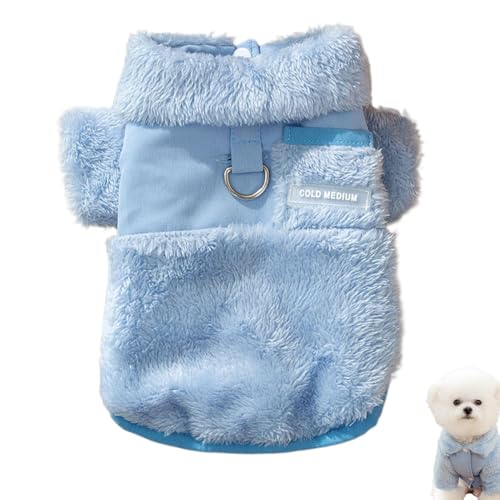 Winter Dog Clothes | Warmer Puppy Cold Weather Coat mit Rope Ring | Doppelseitige Baumwolle Dog Outfits für und Winter Festivals | Cozy Dog Coat für kaltes Wetter von Générique