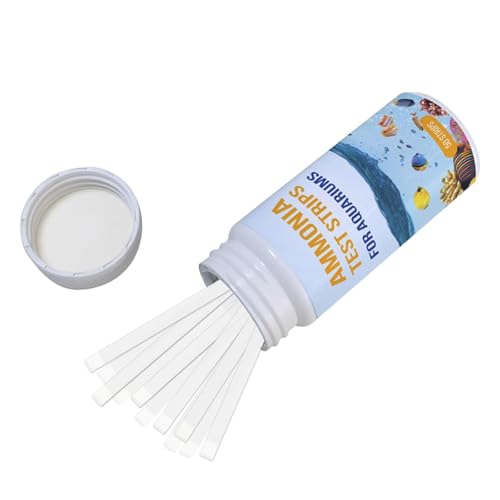 1 x Aquarium-Test-Set – professionelle Wasserteststreifen, Aquarium-Wassertest-Set, Ammoniak-Tester, sicheres Wassertest-Set für Aquarien, 50 Streifen von Generisch