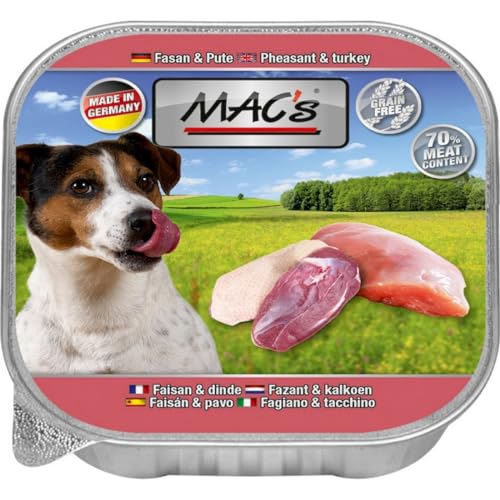 10 x MACs Dog Fasan & Pute 150g von Generisch