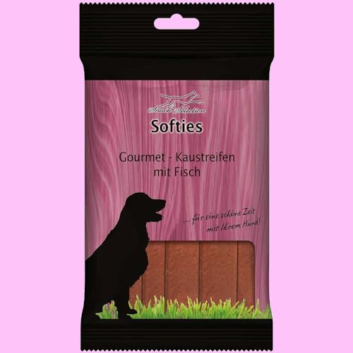 12 x 200 g Greenhound Softies - Gourmet-Kaustreifen (200 g (12er Pack), Fisch) von Generisch